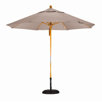 9' Fiberglass Market Umbrella with Pulley