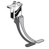 Self Closing Double Pedal Valves in Chrome