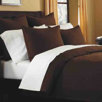 Classic Quilt Euro Sham in Coffee Stripe