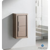 Bathroom Linen Side Cabinet with 2 Doors