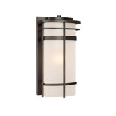Lakeshore One Light Outdoor Wall Lantern in Old Bronze