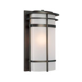 Lakeshore Traditional One Light Outdoor Wall Lantern in Old Bronze