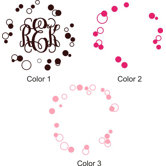 Fancy Dots and Circles Wall Decal