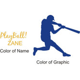 Play Ball Personalized Wall Decal
