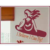 Snowboarder Girl Wall Decal