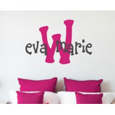 Eva's Monogram Wall Decal