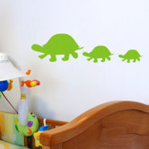 Turtle Family Wall Decal