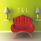 Classic Dot Monogram Wall Decal