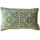 Malibu Outdoor Decorative Pillow in Green