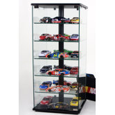 Glass and Aluminum Display Case with Swivel