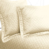 Luxury Cotton Sateen Diamond Coverlet Collection