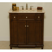 Preston 34" Bathroom Vanity in Mahogany