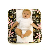The Plush Pad Memory Foam Changing Pad in Retro Daisy