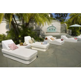 Resort Daybed with Lean Headboard Bolster
