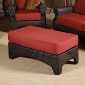 Santa Barbara Ottoman with Cushion
