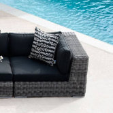 Emerald Corner Club Chair with Cushions