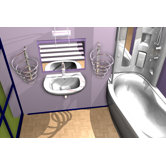 Boz Cirqo 13.8" Wall Mount Electric Towel Warmer
