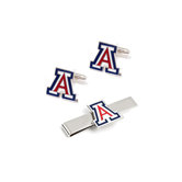 NCAA Cufflinks and Tie Bar Gift Set