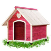 Arf Frame Dog House in Pink