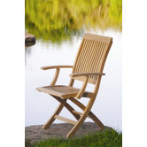 Monterey Folding Arm Chair