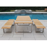 Boca 3 Piece Dining Set