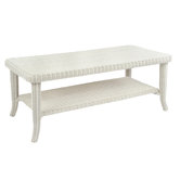 Cape Cod Rectangular Coffee Table Glass Top