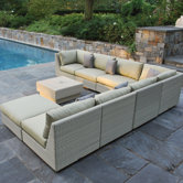 Westport Sectional Deep Seating Group with Cushions