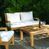 Mendocino Deep Seating Settee with Cushion