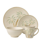Everyday Palm 16 Piece Dinnerware Set