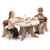 New Traditions Kids' 3 Piece Table and Chair Set