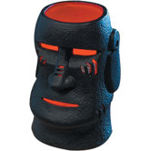 Kalani Luau Table Lamp in Black and Red