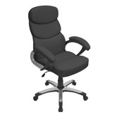 Doctorate High-Back Leatherette Office Chair
