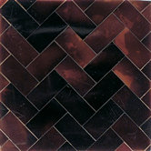 Ocean Jewels 2" x 2" Herringbone Accent Tile in Young Pin