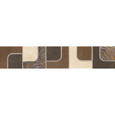Concrete Connection 2 1/2" x 13" Decorative Accent in Retro Warm