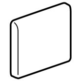 Fidenza 2" x 12" Mosaic Bullnose in Bianco