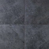 Continental Slate 6" x 6" Field Tile in Asian Black