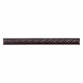 Ion Metals 1/2" x 6" Decorative Rope Liner in Oil Rubbed Bronze