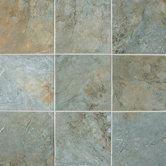 Franciscan Slate 12" x 12" Unpolished Field Tile in Coastal Azul