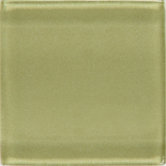 Isis 12" x 12" Glass Mosaic Tile in Kiwi