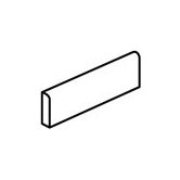Spark 3" x 12" Bullnose in Toasted Luster