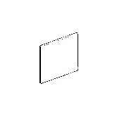 Polaris 8" x 8" Glazed Bullnose in Gloss Almond