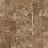 Fantesca 12" x 12" Unpolished Field Tile in Merlot
