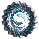 Designer Dolphins Wind Spinner