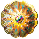 Designer Gazing Sun Wind Spinner