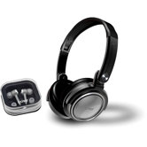 2 in 1 Deep Bass Stereo Headphones / Earphones