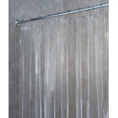 Vinyl Shower Curtain/Liner in Clear