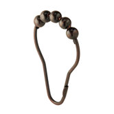 Shower Curtain Roller in Bronze (Set of 12)