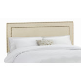 Nail Button Upholstered Headboard