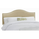 Nail Button Upholstered Headboard