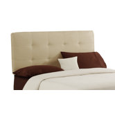 Button Tufted Upholstered Headboard
